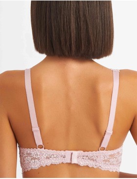 Бюстгальтер балконет пуш-ап Simona M 870 лотос, Цвет: лотос, Размеры: 90D, изображение 2