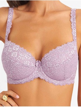 Бюстгальтер балконет пуш-ап Simona M 870 туман, Цвет: туман, Размеры: 90D