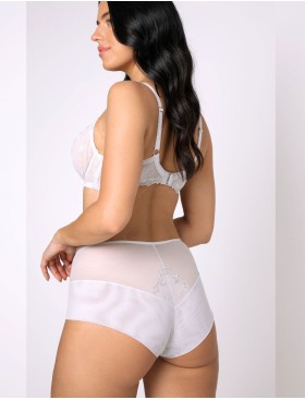 Прозрачный бюстгальтер с вышивкой Subtille KASSIOPEA SILVER soft, Цвет: светло-серый, Размеры: 65F, изображение 6