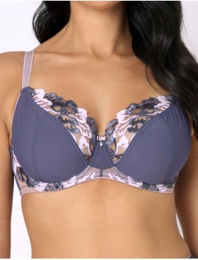 Мягкий бюстгальтер на большую грудь Subtille PETRA soft, Цвет: фиолетовый, Размеры: 70L
