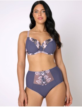 Высокие трусы слипы Subtille PETRA maxi, Цвет: фиолетовый, Размеры: M, изображение 3