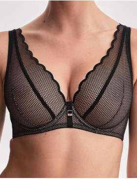 Бюстгальтер бралетт Alles CHITA M bralette черный, Цвет: черный, Размеры: 90H