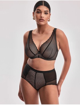 Бюстгальтер бралетт Alles CHITA M bralette черный, Цвет: черный, Размеры: 90H, изображение 2