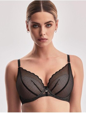 Бюстгальтер балконет пуш-ап Alles CHITA P-UP черный, Цвет: черный, Размеры: 70B, изображение 3