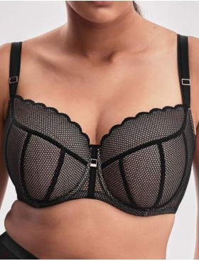 Бюстгальтер полумягкий Alles CHITA PU черный, Цвет: черный, Размеры: 90C