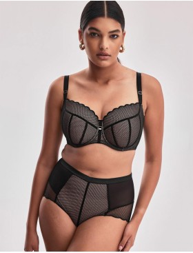 Бюстгальтер полумягкий Alles CHITA PU черный, Цвет: черный, Размеры: 90C, изображение 2