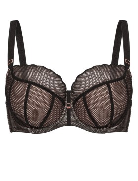 Бюстгальтер полумягкий Alles CHITA PU черный, Цвет: черный, Размеры: 90C, изображение 7