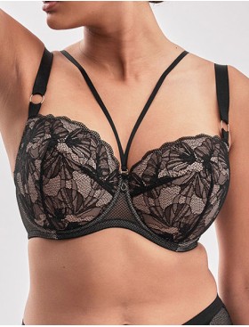 Бюстгальтер с поролоном Alles VOLARE U/W черный, Цвет: черный, Размеры: 75C