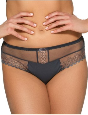 Трусики слипы с вышивкой Ava 2017 figi graphite, Цвет: графит, Размеры: S