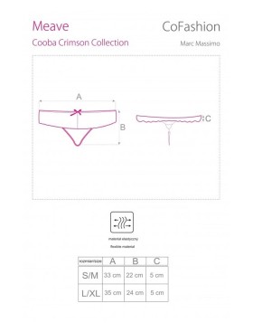 Кружевные стринги MARC MASSIMO CF 90391 MEAVE PANTY, Цвет: черный, Размеры: S/M, изображение 5