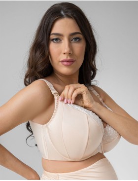 Мягкий бюстгальтер для кормления Kris Line POLA soft side support MAMA, Цвет: латте, Размеры: 90H, изображение 2