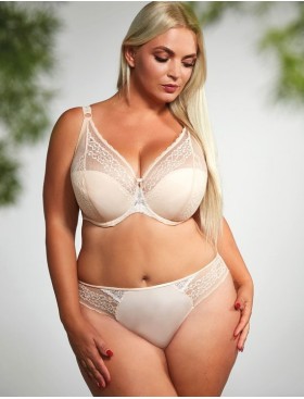 Бюстгальтер бралетт пуш-ап Kris Line POLA bralette p-up, Цвет: латте, Размеры: 60GG, изображение 8