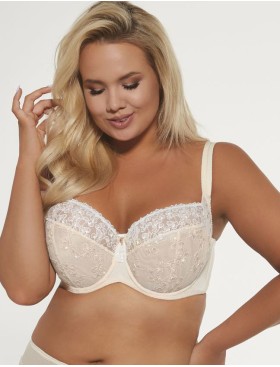 Бюстгальтер мягкий с подкроем Kris Line POLA soft side support, Цвет: латте, Размеры: 70L, изображение 3