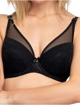 Бюстгальтер пуш-ап со съемными вкладышами Nipplex CASILDA P-UP черный, Цвет: черный, Размеры: 75C