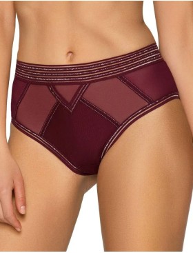 Трусы бразилиана Novika LOU LOU WINE braz, Цвет: бургундское вино, Размеры: S