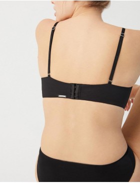 Гладкий бюстгальтер бандо Ysabel Mora 10017 ESSENTIALS черный, Цвет: черный, Размеры: 85C, изображение 4