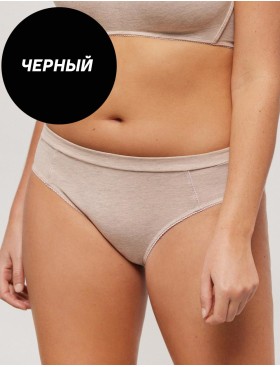 Хлопковые трусы слипы Ysabel Mora 10073 LAPURESA черный, Цвет: черный, Размеры: S