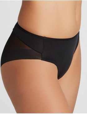 Трусы-невидимки с сеткой Ysabel Mora 19601 MIDI черный, Цвет: черный, Размеры: S