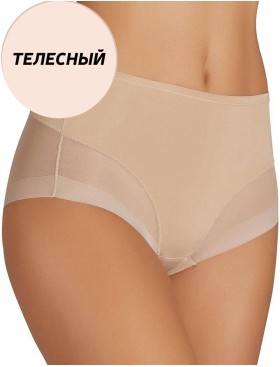 Трусы-невидимки с сеткой Ysabel Mora 19602 HIGH WAIST телесный, Цвет: телесный, Размеры: M