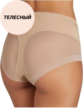 Трусы-невидимки с сеткой Ysabel Mora 19602 HIGH WAIST телесный, Цвет: телесный, Размеры: M, изображение 2