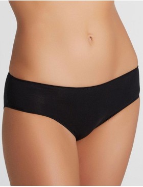 Хлопковые трусы слипы миди Ysabel Mora 19641 черный, Цвет: черный, Размеры: S