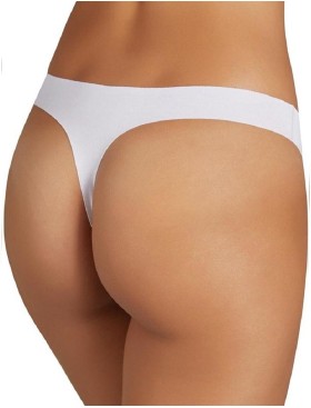 Хлопковые трусы стринги Ysabel Mora 19663 LASERCUT белый, Цвет: белый, Размеры: S