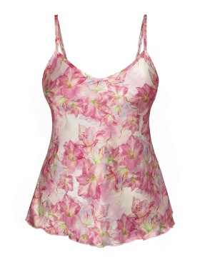 Атласный топ Anais MIYU ASYMETRICAL CUT TOP, Цвет: розовый, Размеры: S/M, изображение 2