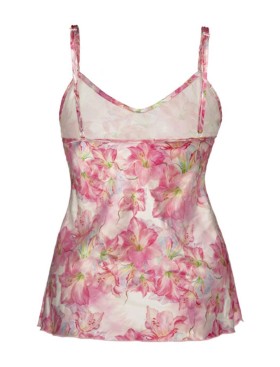 Атласный топ Anais MIYU ASYMETRICAL CUT TOP, Цвет: розовый, Размеры: S/M, изображение 3