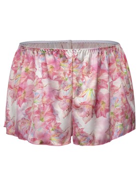 Атласные шортики с цветочным узором Anais MIYU CLASSIC SHORTS, Цвет: розовый, Размеры: S/M, изображение 3