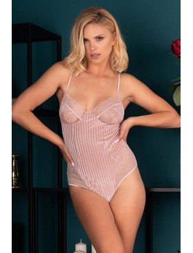 Соблазнительное боди MARC MASSIMO LC 90615 AGIMIN BODY, Цвет: розовый, Размеры: S/M