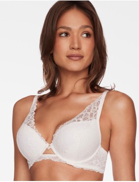 Кружевной бюстгальтер пуш-ап Esotiq TSUNA 39964 белый, Цвет: белый, Размеры: 70E, изображение 3