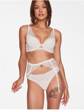 Кружевной пояс Esotiq TSUNA 39969 белый, Цвет: белый, Размеры: L/XL, изображение 6