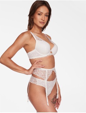 Кружевной пояс Esotiq TSUNA 39969 белый, Цвет: белый, Размеры: L/XL, изображение 7