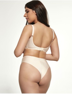 Кружевной бюстгальтер балконет Kris Line ROSEE half cup soft, Цвет: кофе латте, Размеры: 70I, изображение 5