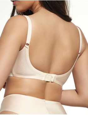 Кружевной бюстгальтер балконет Kris Line ROSEE half cup soft, Цвет: кофе латте, Размеры: 70I, изображение 4