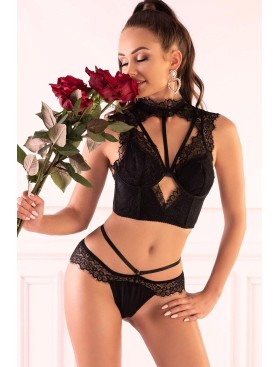 Комплект нижнего белья LIVIA CORSETTI LC 90548 OBSIDIAN KOMPLET, Цвет: черный, Размеры: S/M