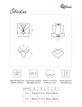 Комплект нижнего белья LIVIA CORSETTI LC 90548 OBSIDIAN KOMPLET, Цвет: черный, Размеры: S/M, изображение 6