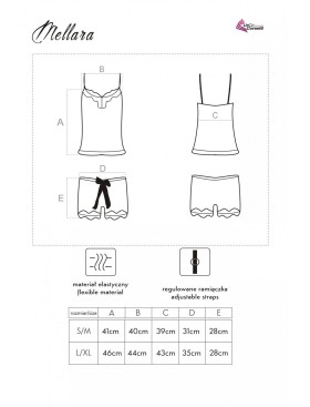 Атласная пижама LIVIA CORSETTI LC LC 90559 MELLARA KOMPLET, Цвет: темно-синий, Размеры: S/M, изображение 5