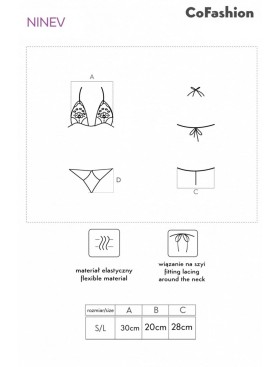 Сексуальный комплект LIVIA CORSETTI CF 2211 NINEV KOMPLET, Цвет: черный, Размеры: S/M/L, изображение 5