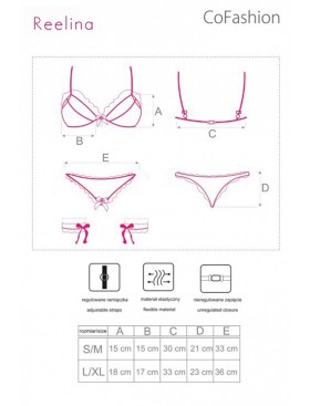 Сексуальный комплект LIVIA CORSETTI CF 907 REELINA KOMPLET, Цвет: бежевый, Размеры: L/XL, изображение 6