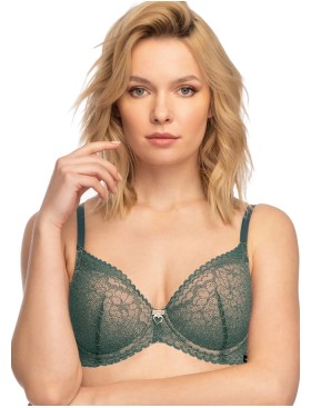 Бюстгальтер кружевной с пуш-ап Nipplex ELEKTRA P-UP шалфей, Цвет: шалфей, Размеры: 85B, изображение 3