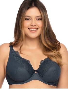 Мягкий бюстгальтер на каркасах Nipplex ESTERA M графит, Цвет: графит, Размеры: 70I, изображение 3