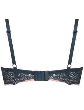 Кружевной бюстгальтер пуш-ап Nipplex ESTERA P-UP графит, Цвет: графит, Размеры: 80C, изображение 5