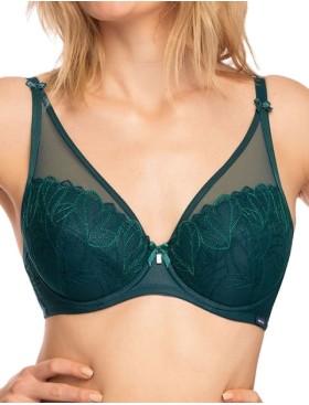 Бюстгальтер с эффектом пуш-ап Nipplex EMILY P-UP изумруд, Цвет: изумруд, Размеры: 65F