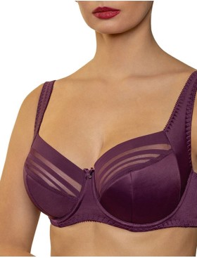 Бюстгальтер полумягкий с усиленной бретелью Albina L SILUET 8090 слива, Цвет: слива, Размеры: 95G