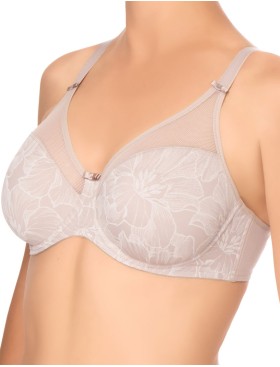 Бюстгальтер мягкий Felina 202288 VISION BLOOM серо-коричневый, Цвет: серо-коричневый, Размеры: 100D, изображение 2