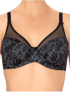 Бюстгальтер мягкий Felina 202288 VISION BLOOM черный, Цвет: черный, Размеры: 75D