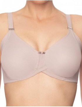 Бюстгальтер минимайзер Felina 208222 DIVINE VISION серо-коричневый, Цвет: серо-коричневый, Размеры: 80D