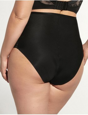 Женские трусы макси Kris Line VENICE figi maxi, Цвет: черный+бежевый, Размеры: M, изображение 2