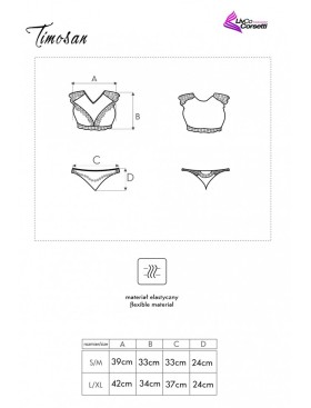 Комплект нижнего белья LIVIA CORSETTI LC 90631 TIMOSAN KOMPLET, Цвет: черный, Размеры: L/XL, изображение 5